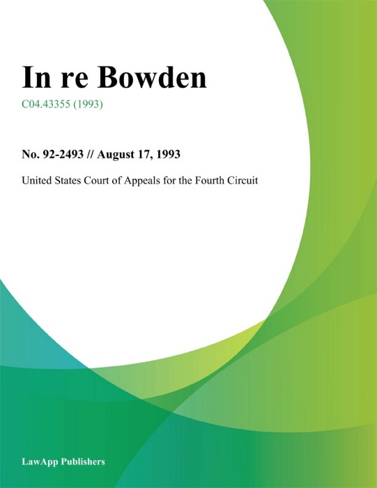 In re Bowden
