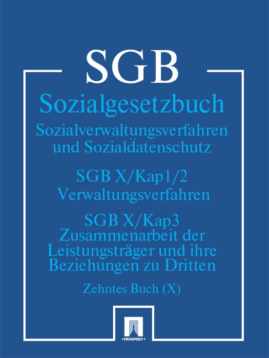 Sozialgesetzbuch (SGB ) - Zehntes Buch (X) (Deutschland)