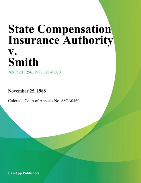 State Compensation Insurance Authority v. Smith