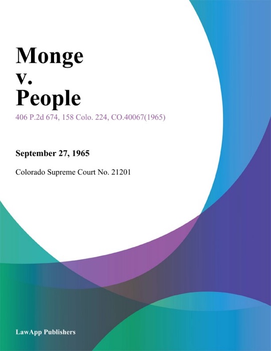 Monge v. People