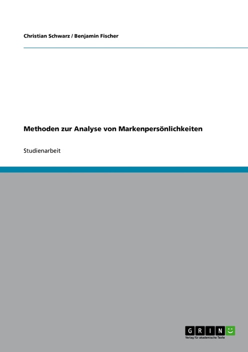 Methoden zur Analyse von Markenpersönlichkeiten