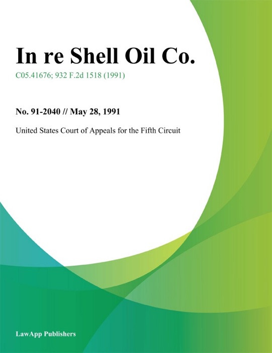 In re Shell Oil Co.