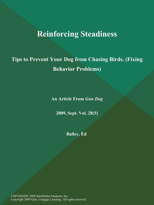 Reinforcing Steadiness: Tips to Prevent Your Dog from Chasing Birds (Fixing Behavior Problems)