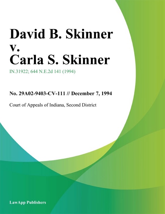 David B. Skinner v. Carla S. Skinner