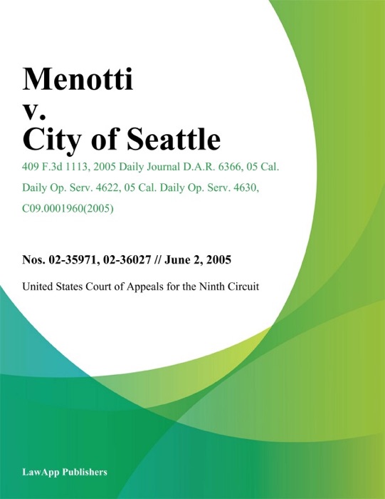Menotti v. City of Seattle
