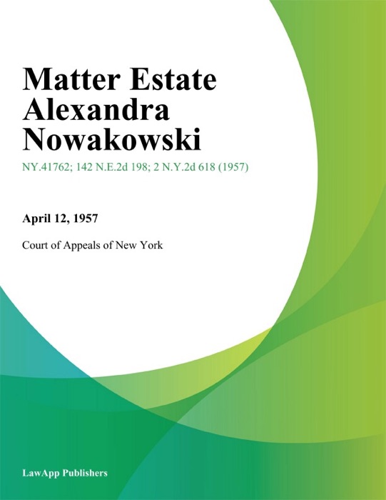 Matter Estate Alexandra Nowakowski