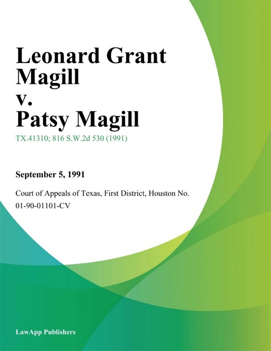 Leonard Grant Magill v. Patsy Magill