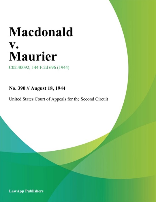 Macdonald v. Maurier