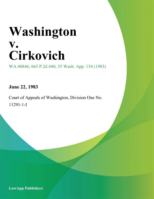 Washington v. Cirkovich