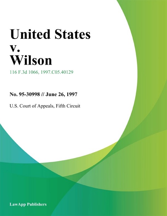 United States V. Wilson