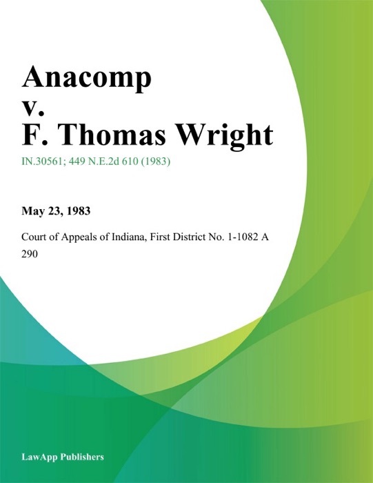 Anacomp v. F. Thomas Wright