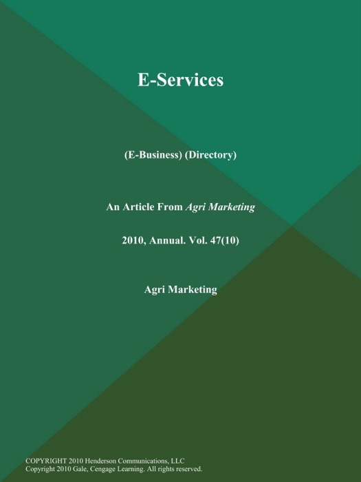 E-Services (E-Business) (Directory)