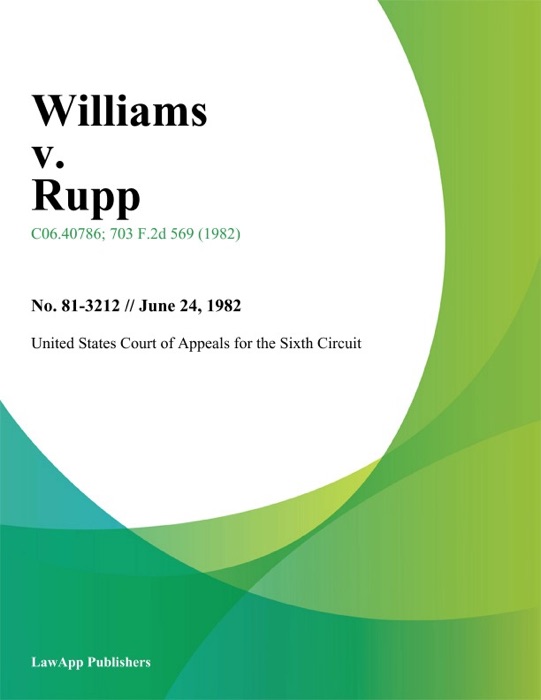 Williams v. Rupp