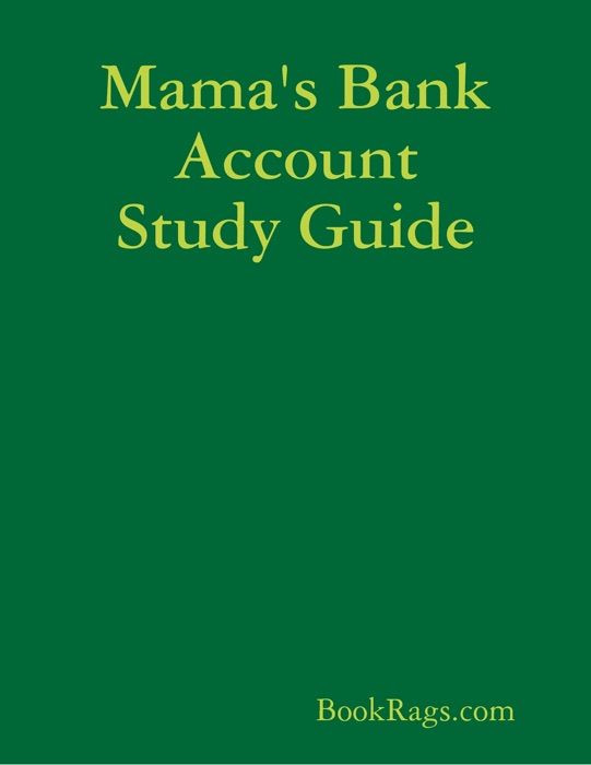 Mama's Bank Account Study Guide