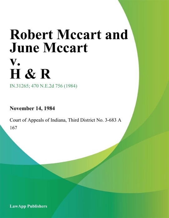 Robert Mccart and June Mccart v. H & R