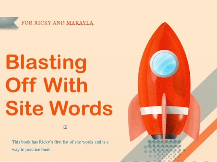 Blasting Off With Site Words