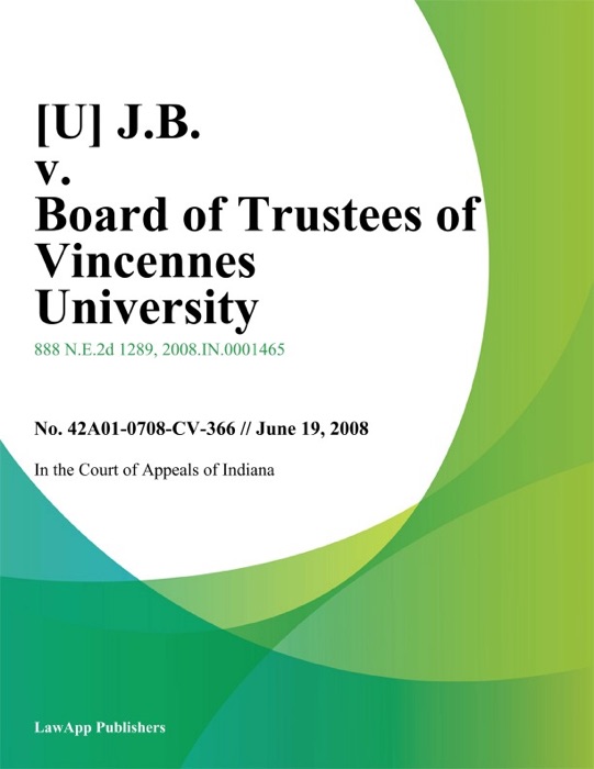 J.B. v. Board of Trustees of Vincennes University