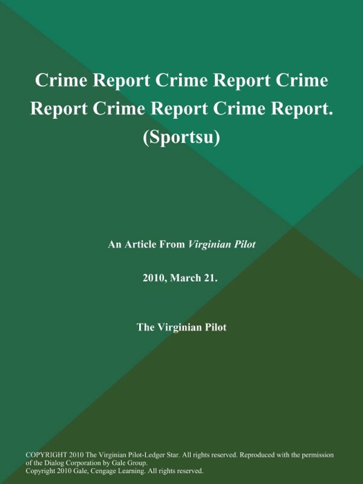 Crime Report Crime Report Crime Report Crime Report Crime Report (Sportsu)