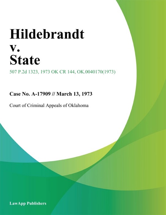 Hildebrandt v. State