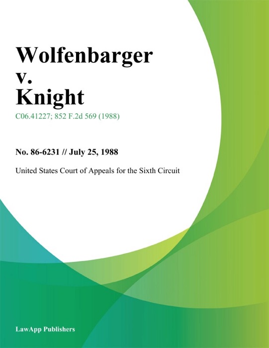 Wolfenbarger v. Knight