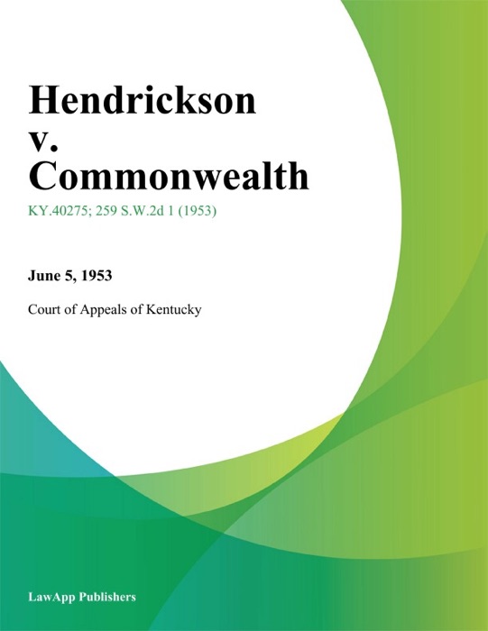 Hendrickson v. Commonwealth