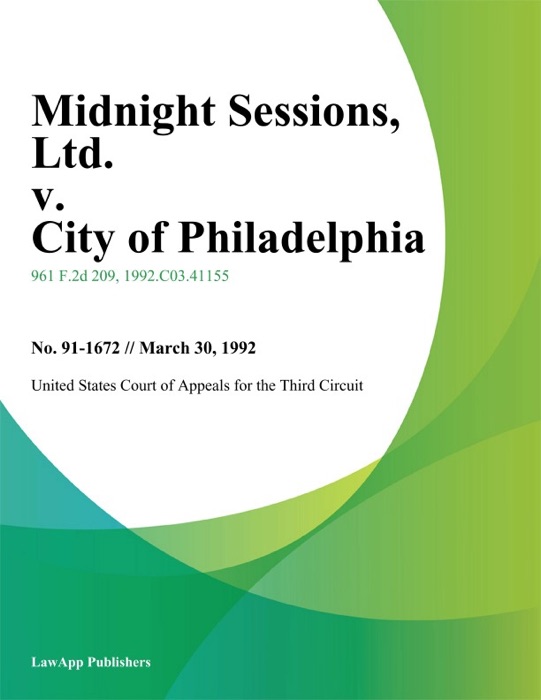 Midnight Sessions, Ltd. v. City of Philadelphia