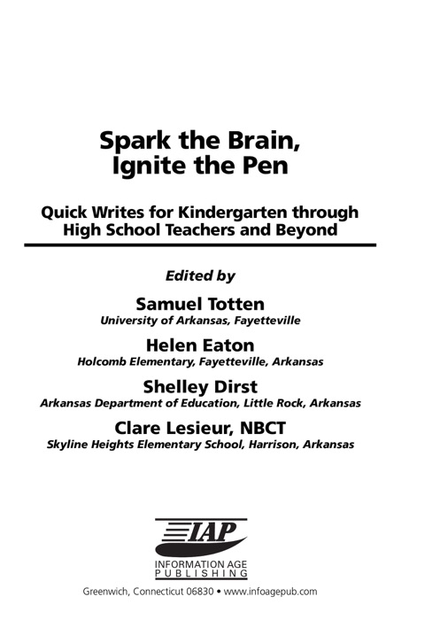 Spark the Brain, Ignite the Pen