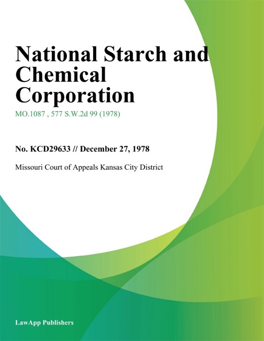 National Starch And Chemical Corporation