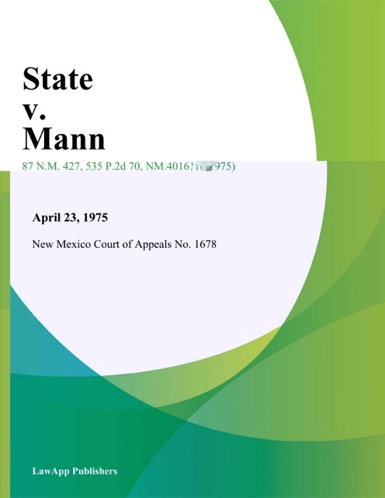 State V. Mann