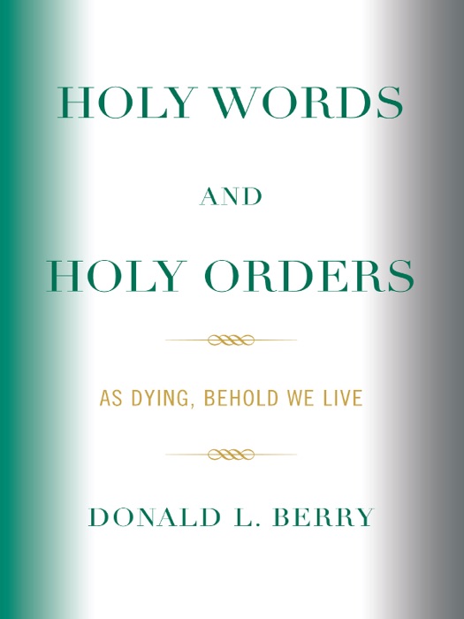 Holy Words and Holy Orders