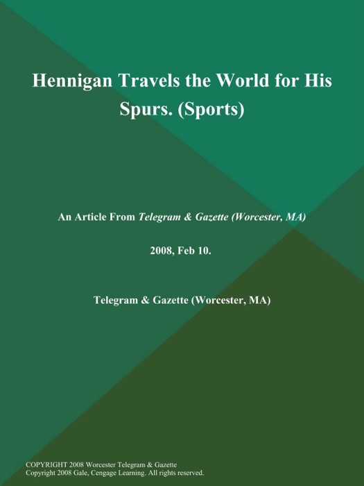 Hennigan Travels the World for His Spurs (Sports)