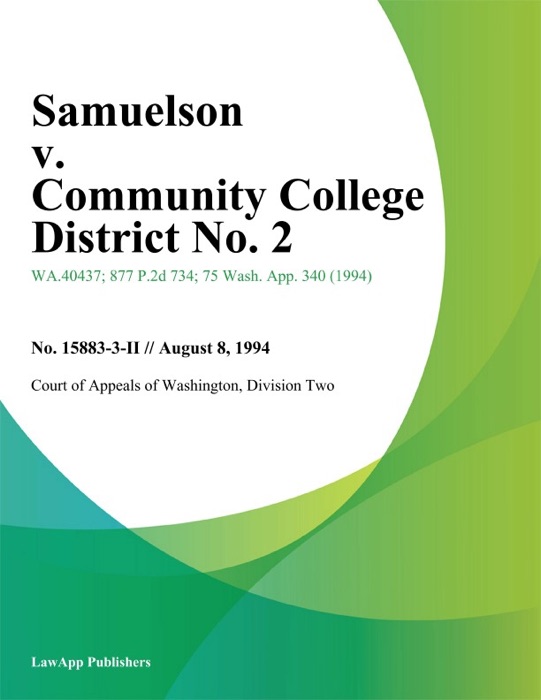 Samuelson V. Community College District No. 2