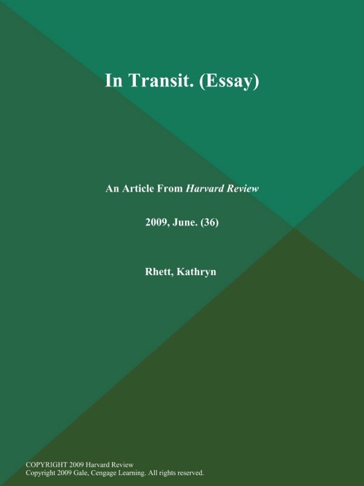 In Transit (Essay)