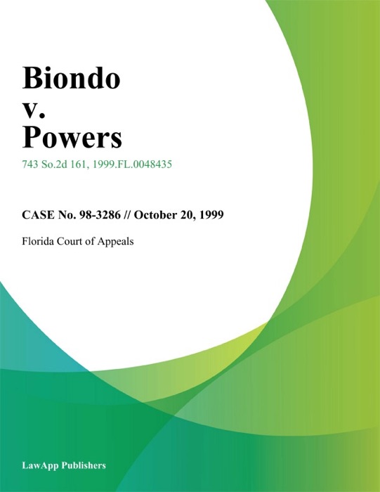 Biondo v. Powers