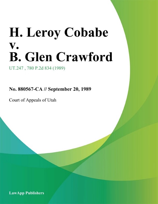 H. Leroy Cobabe v. B. Glen Crawford