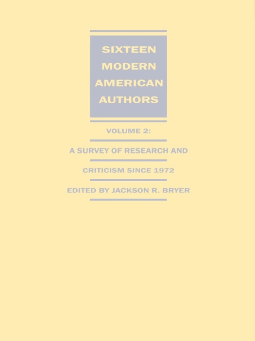 Sixteen Modern American Authors