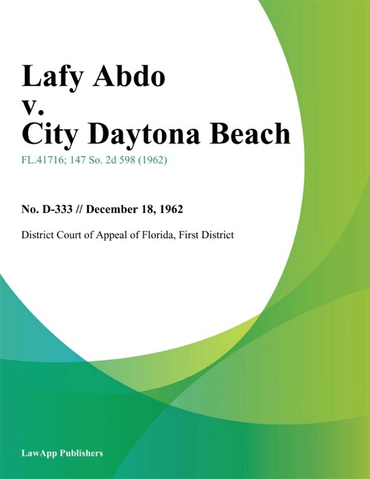 Lafy Abdo v. City Daytona Beach