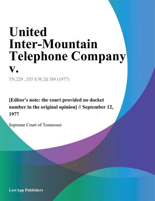 United Inter-Mountain Telephone Company V.