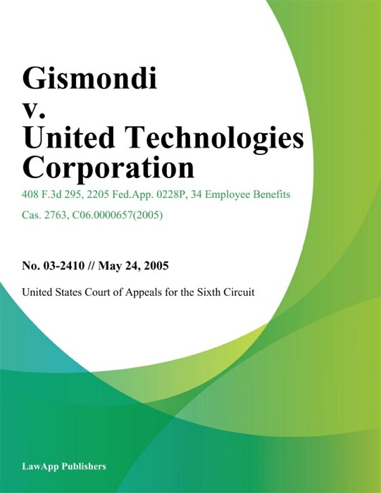 Gismondi v. United Technologies Corporation