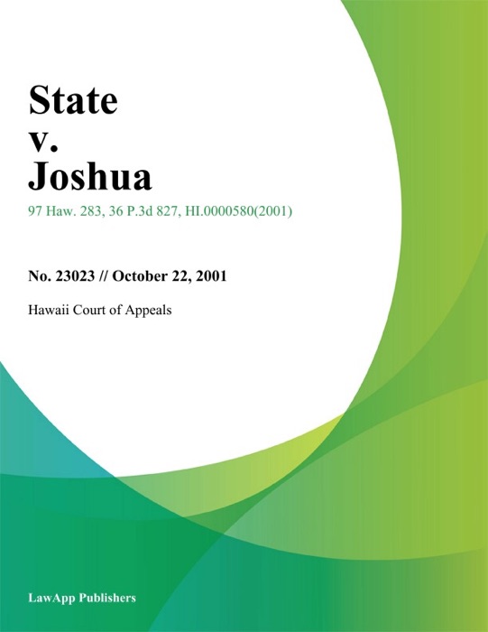 State V. Joshua