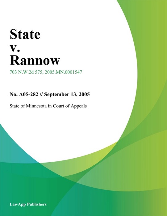 State v. Rannow