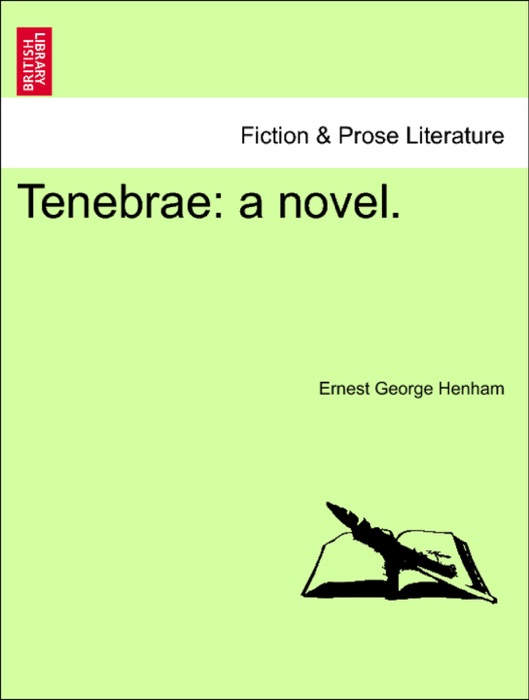 Tenebrae: a novel.