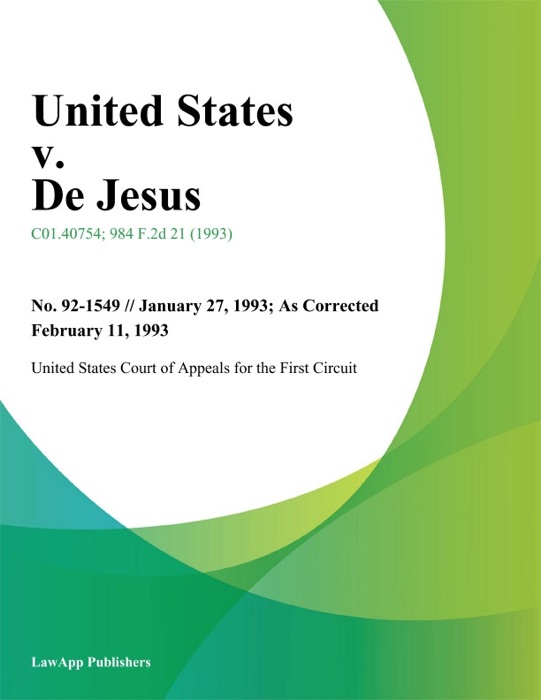 United States v. De Jesus