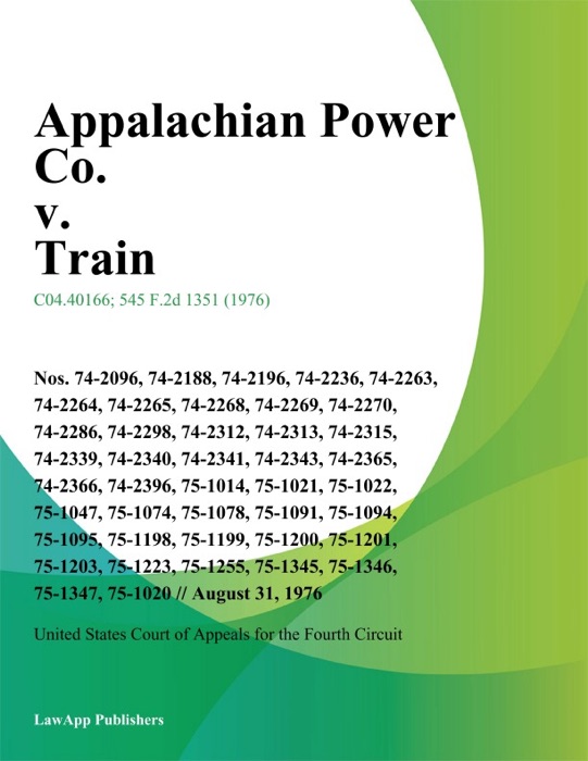 Appalachian Power Co. v. Train