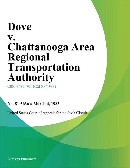 Dove v. Chattanooga Area Regional Transportation Authority