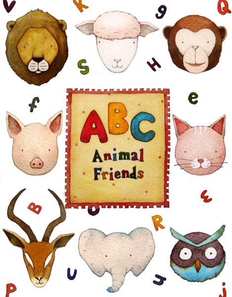 ABC Animal Friends : Alphabet book for kids