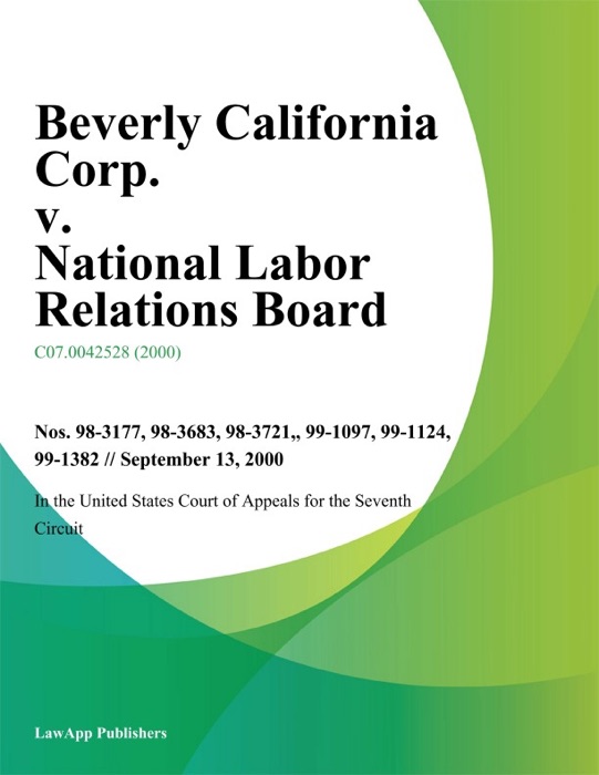Beverly California Corp. v. National Labor Relations Board