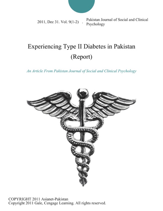 Experiencing Type II Diabetes in Pakistan (Report)