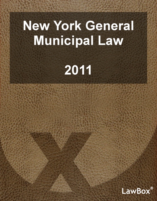 New York General Municipal Law 2011