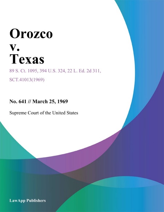 Orozco v. Texas